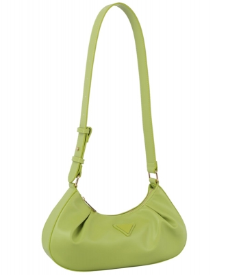 Triangle Plaque Shoulder Bag JYV0512M LIME